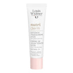 Louis Widmer nutri derm cream tube on a white background