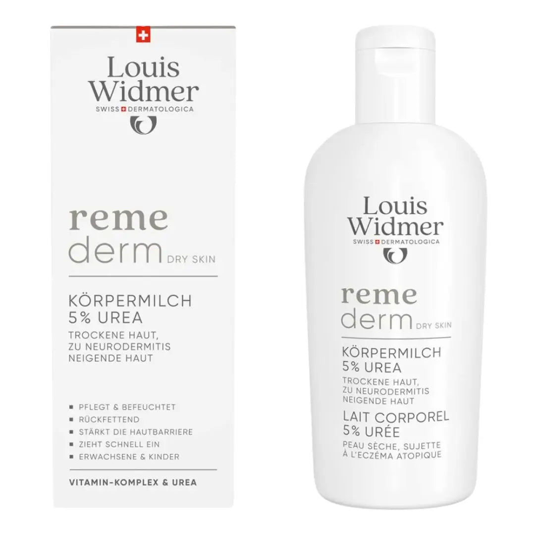 <tc>Louis Widmer</tc> Remederm Body Milk 5% Urea Lätt Parfymerad 200 ml