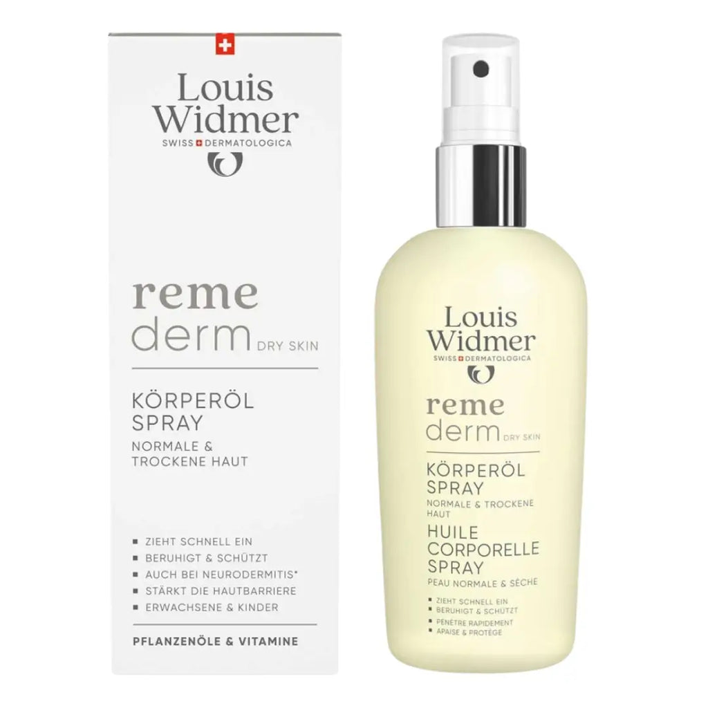 Louis Widmer Remederm Body Oil Spray Lightly Scented 150 ml