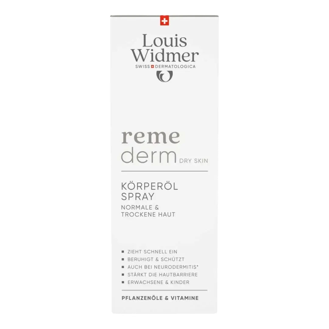 Louis Widmer Remederm Body Oil Spray Lightly Scented 150 ml