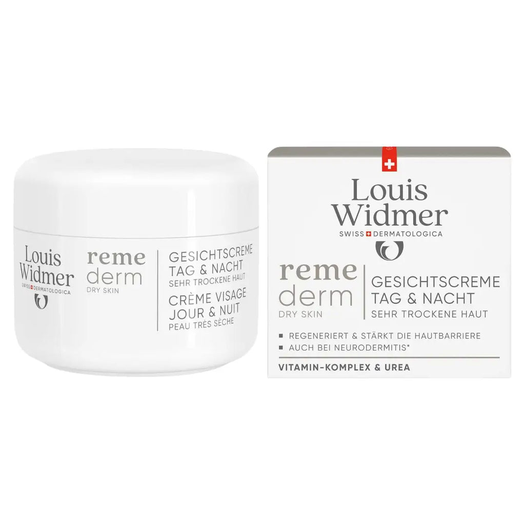 Crema per il viso di Louis Widmer Remederm leggermente profumato 50 ml