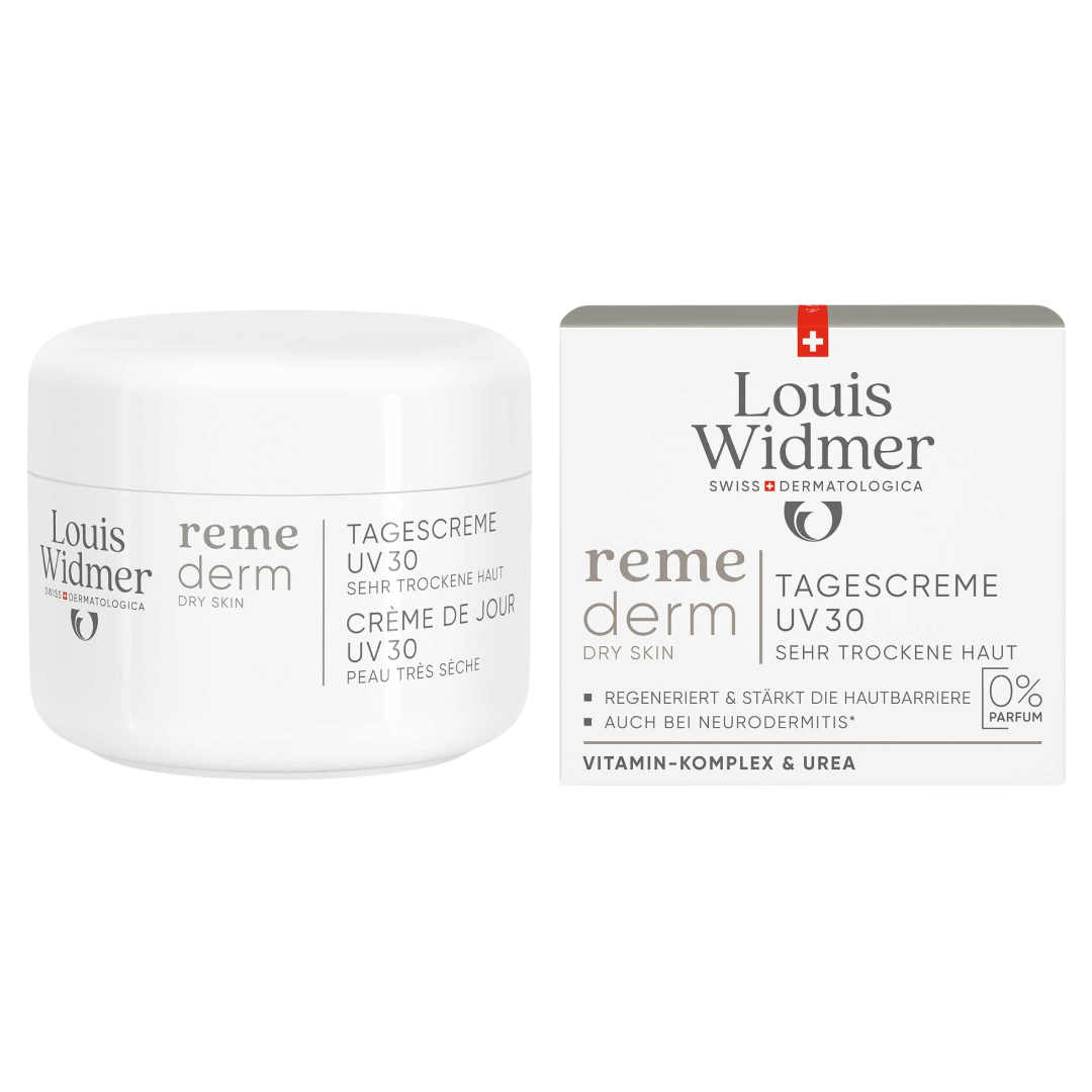 Louis Widmer Remederm Dry Skin Face Cream UV 30 Unscented 50 ml