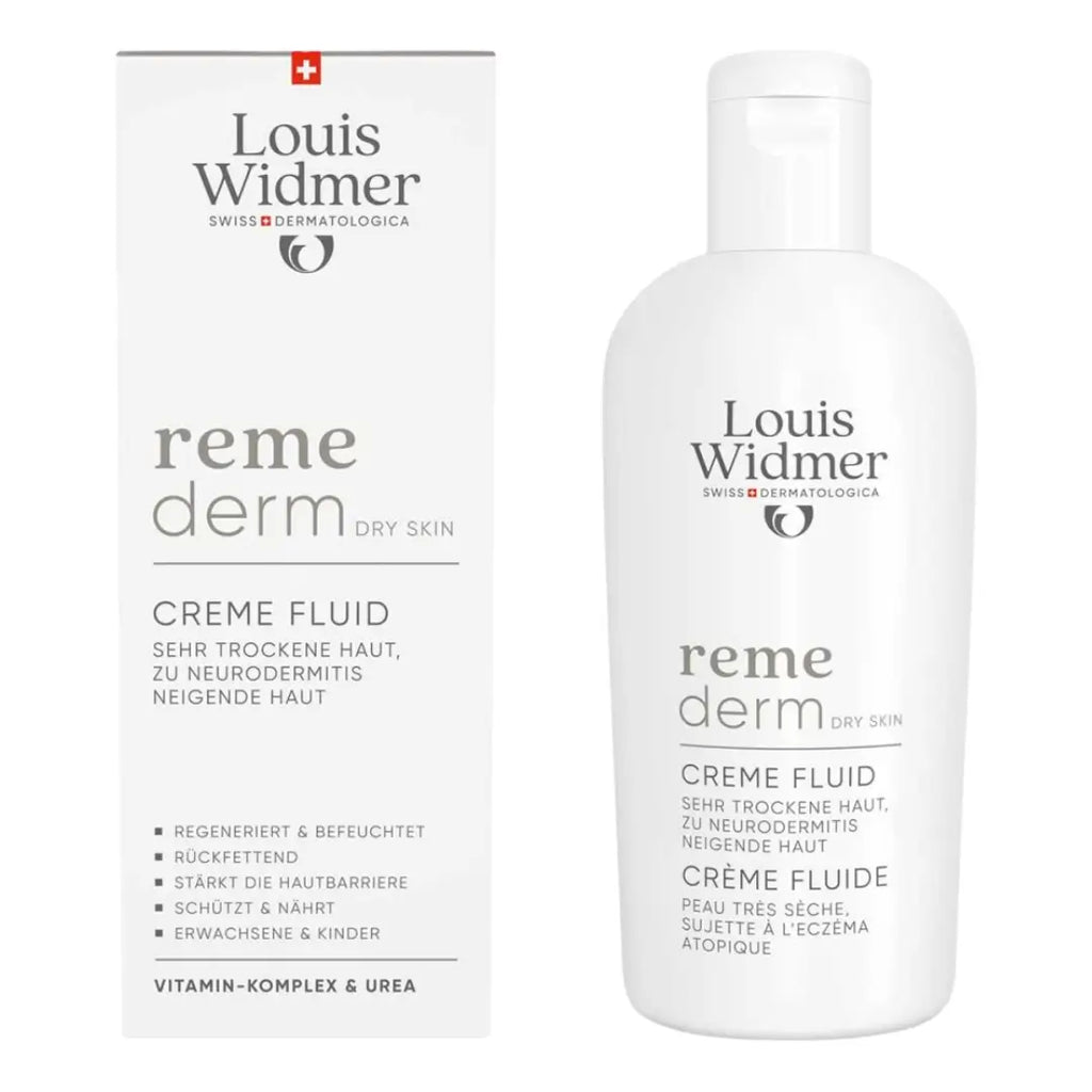 Louis Widmer Remederm Skin Body Body Cream Fluido levemente perfumado 200 ml
