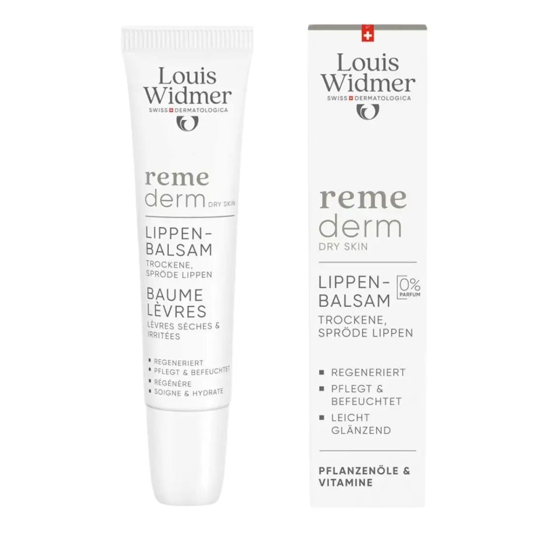 Louis Widmer Remederm lūpų balzamas be kvepalų 15 ml