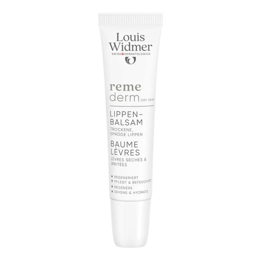 Louis Widmer Remederm Lip Balm without perfume 15 ml
