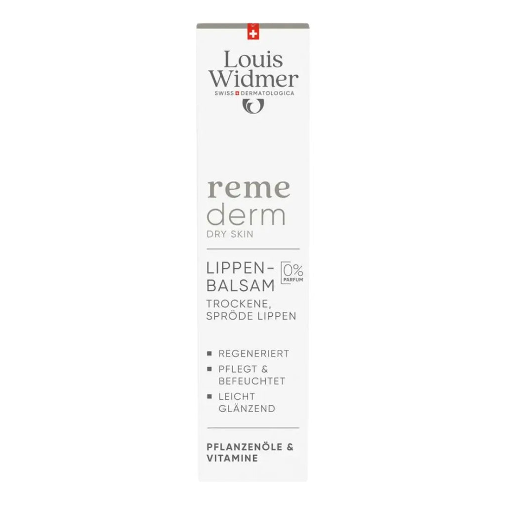 Louis Widmer remederm lippenbalsem zonder parfum 15 ml
