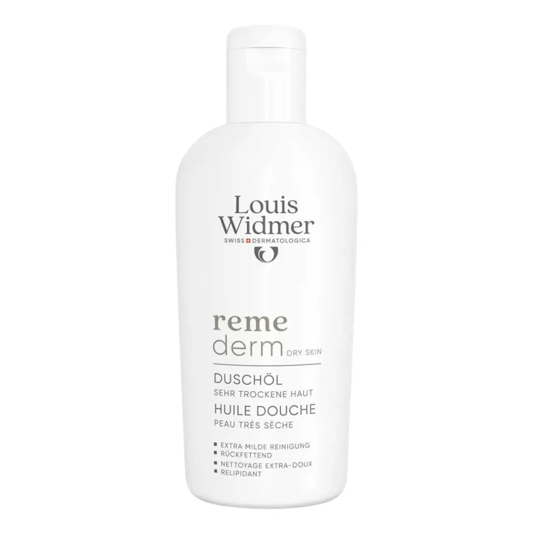 Louis Widmer Remederm Shower Oilは、200 mLの香りが軽く香りがします