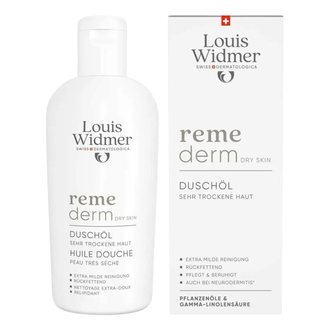 Louis Widmer Remederm Shower Oilは、200 mLの香りが軽く香りがします