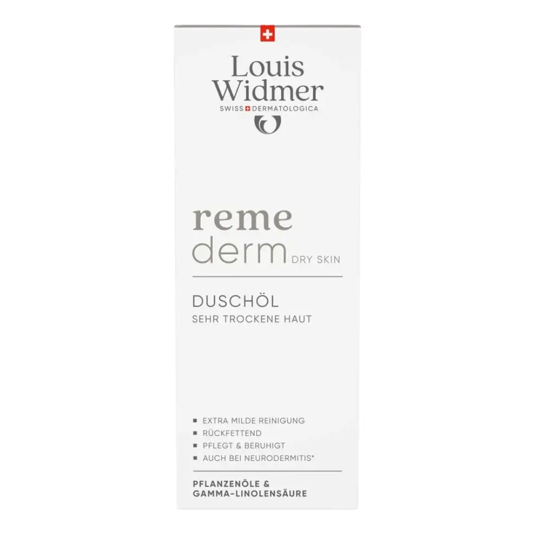 Louis Widmer Remederm Shower Oilは、200 mLの香りが軽く香りがします