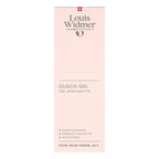 Louis Widmer shower gel packaging on a white background