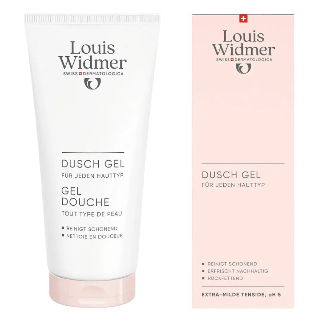 Louis Widmer Shower Gelは200 mLの香りが軽く香りがします