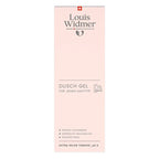 Louis Widmer shower gel packaging on a white background