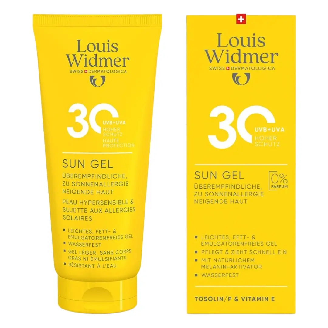 Louis Widmer Sun Gel SPF 30 Unscented 100 ml