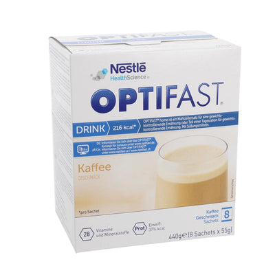 Optifast Coffee Diet Meal Replacement Drink for Weight Management 8x55g