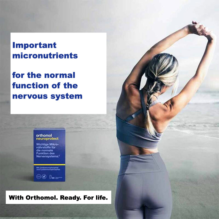 Orthomol Neuroprotect Capsules provide important micronutrients for the normal function of the nervous system