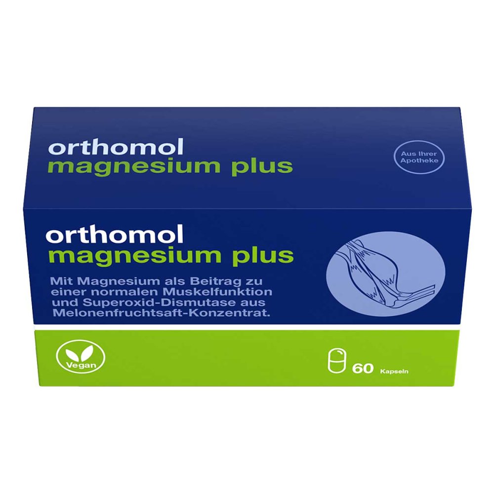 Orthomol Magnesium Plus 60 Capsules - view from the top