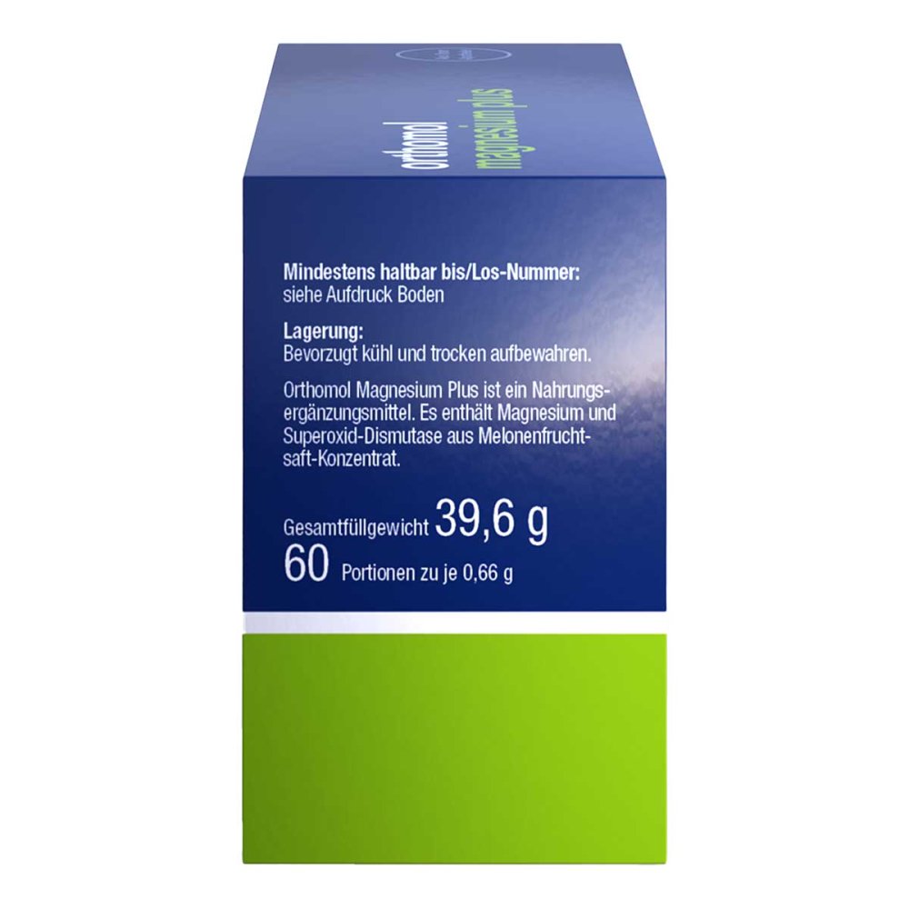 Side view of Orthomol Magnesium Plus 60 Capsules