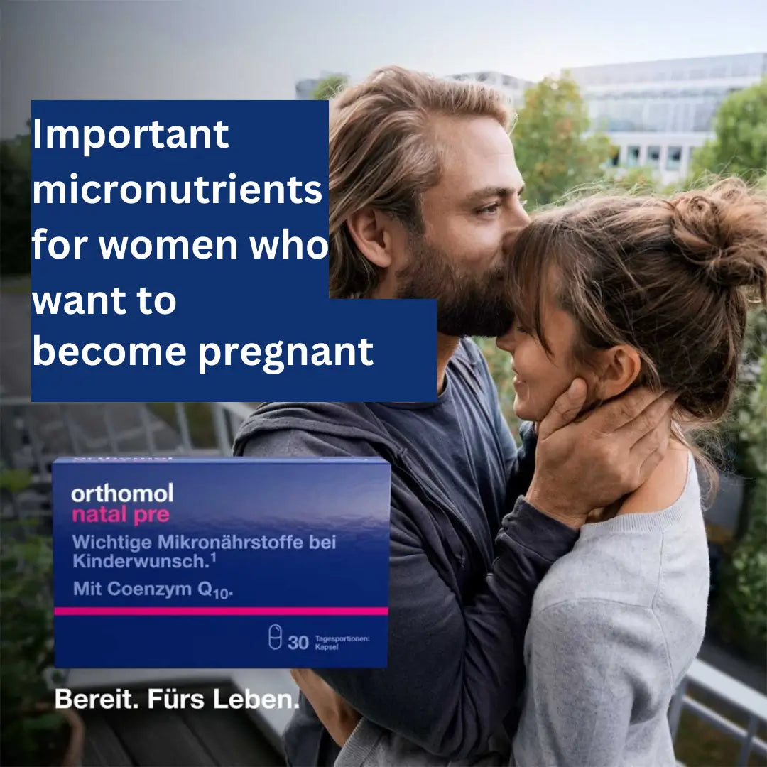 Orthomol Natal Pre supplies important micronutrients for women who want to get pregnant