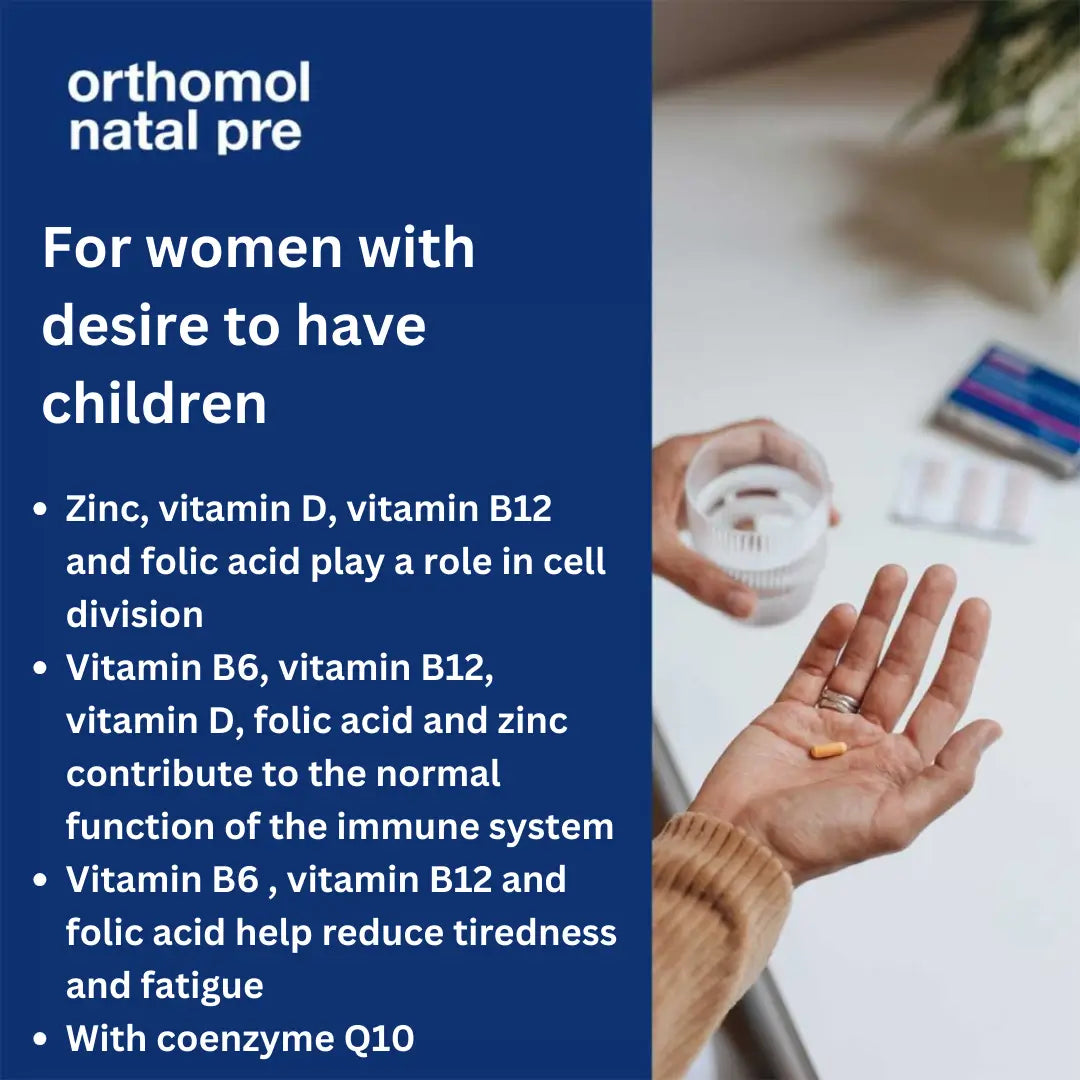 Orthomol Pre is a supplement for women who want to have a baby