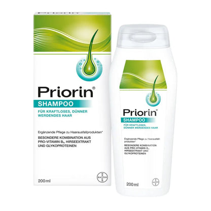 Priorin shampoo 200ml for weak, thinning hair - new design 2025