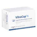 VitroCap N eye nutrition supplement box containing 90 capsules, 45g, shown on a plain white background.