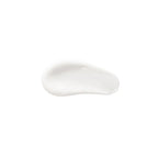 White dash of conditioner on a white background to illustrate the product texture