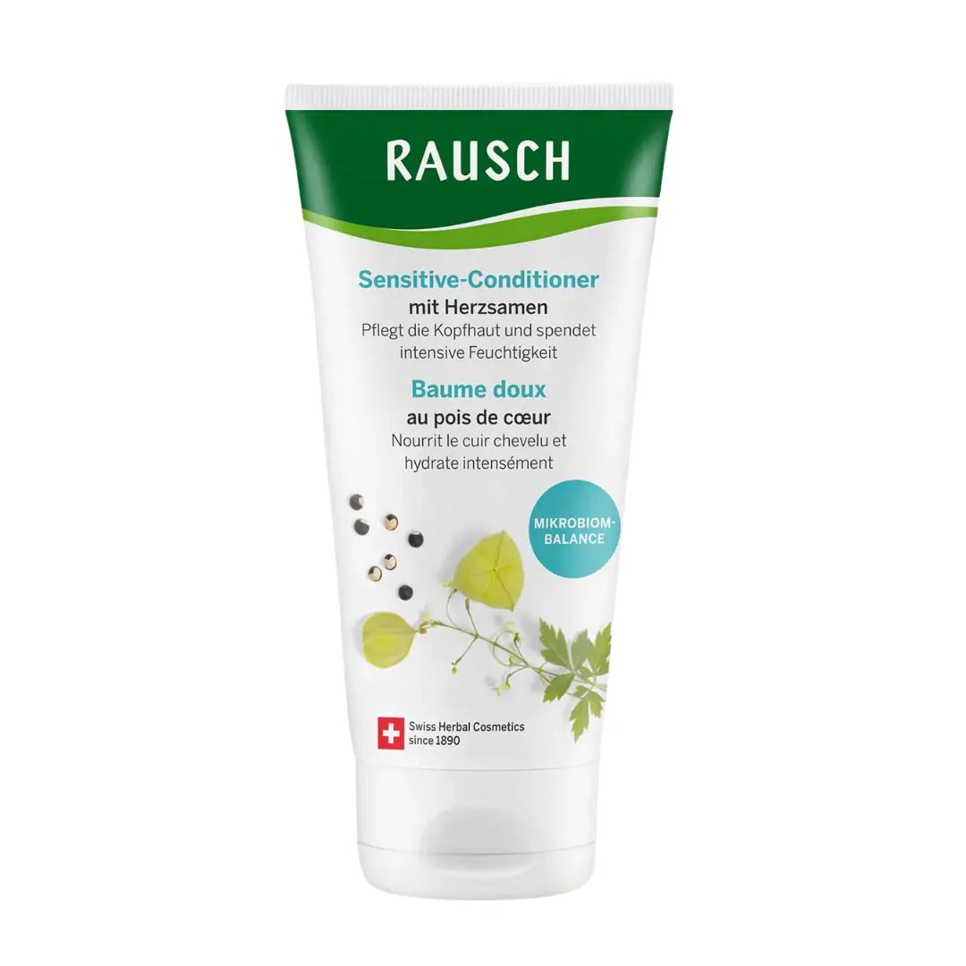 Rausch sensitive conditioner tube on a white background