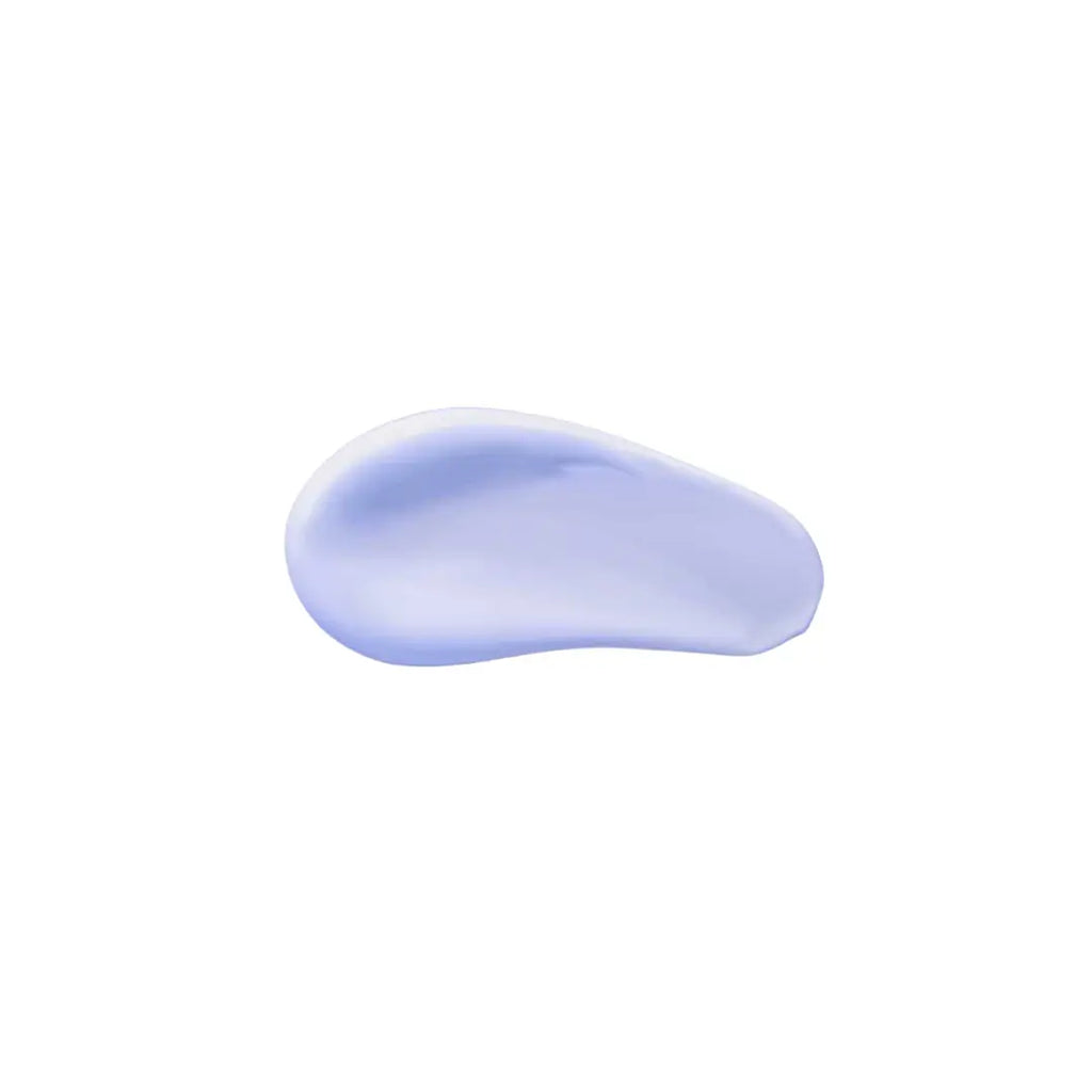 sage coloured splash of conditioner on a white background to illustrate the product's texture