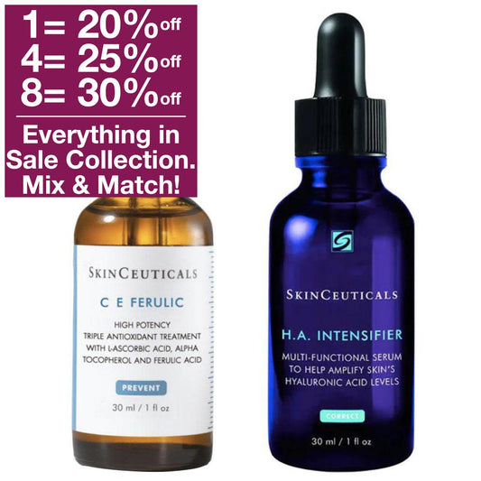 SkinCeuticals C E Ferulic Serum 30ml + Skinceuticals H.A. Intensifier 30ml Combo-Set - Powerful Skincare Duo for Enhanced Results