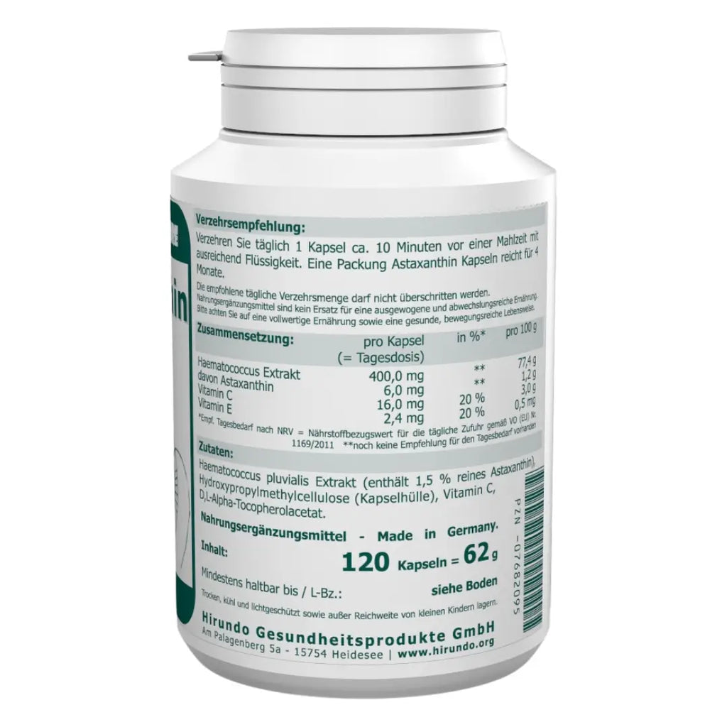 The Nutri Store Astaxanthin 6 mg Vegan Capsules 120 pcs