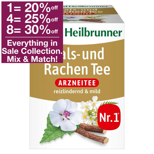 Bad Heilbrunner® Throat Tea  8 Filter Bags