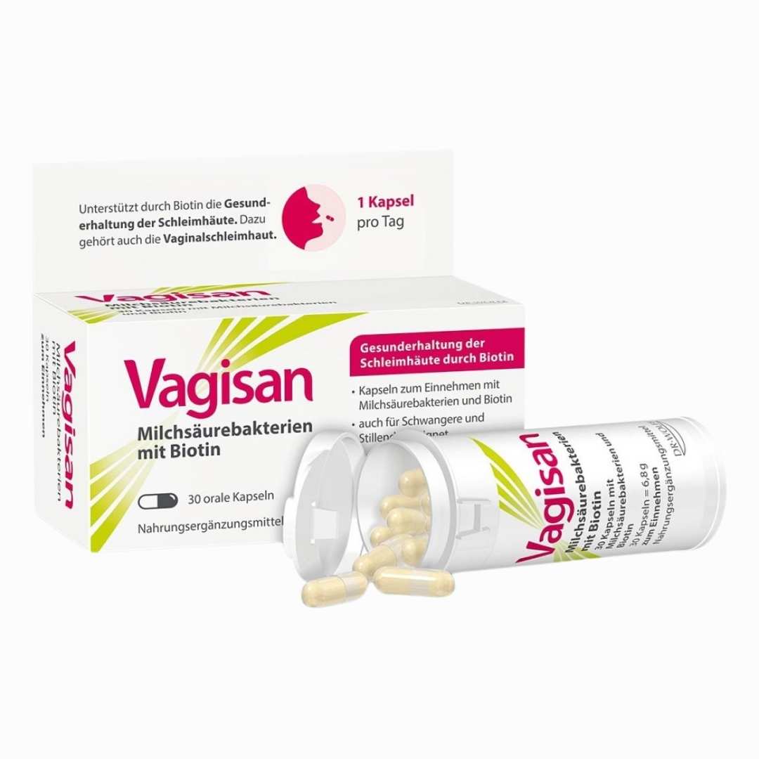 Vagizanske bakterije od mliječne kiseline s biotinskim kapsulama 30 pcs