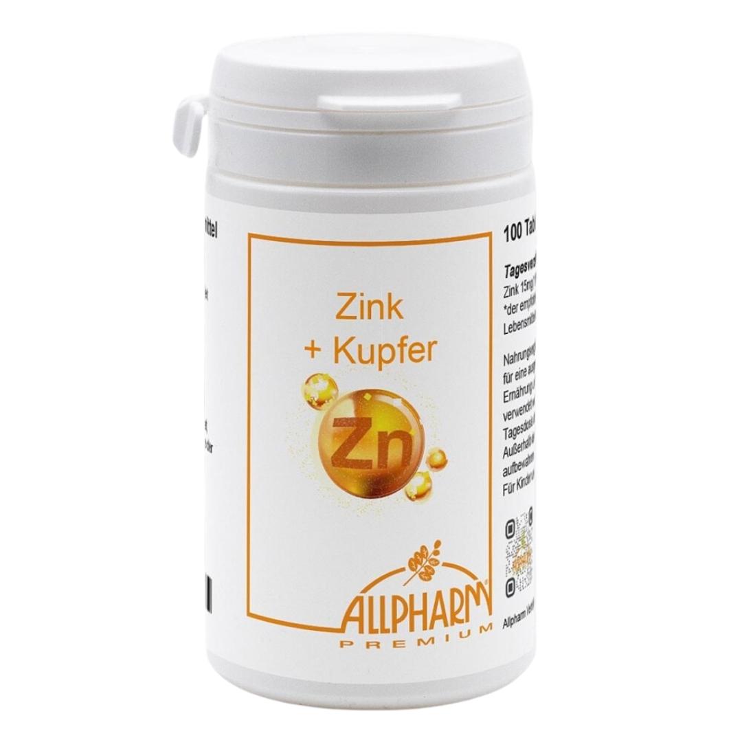 AllPharm Zink and Copper Tables 100 st