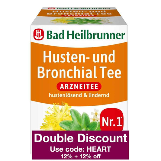 Bad Heilbrunner Cough & Bronchial Tea 8 tea bags