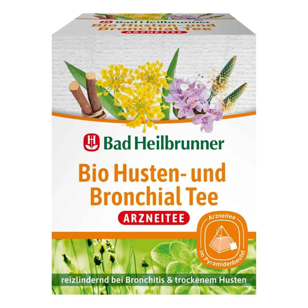 Bad Heilbrunner® hoest en bronchiale thee 12 filtertassen