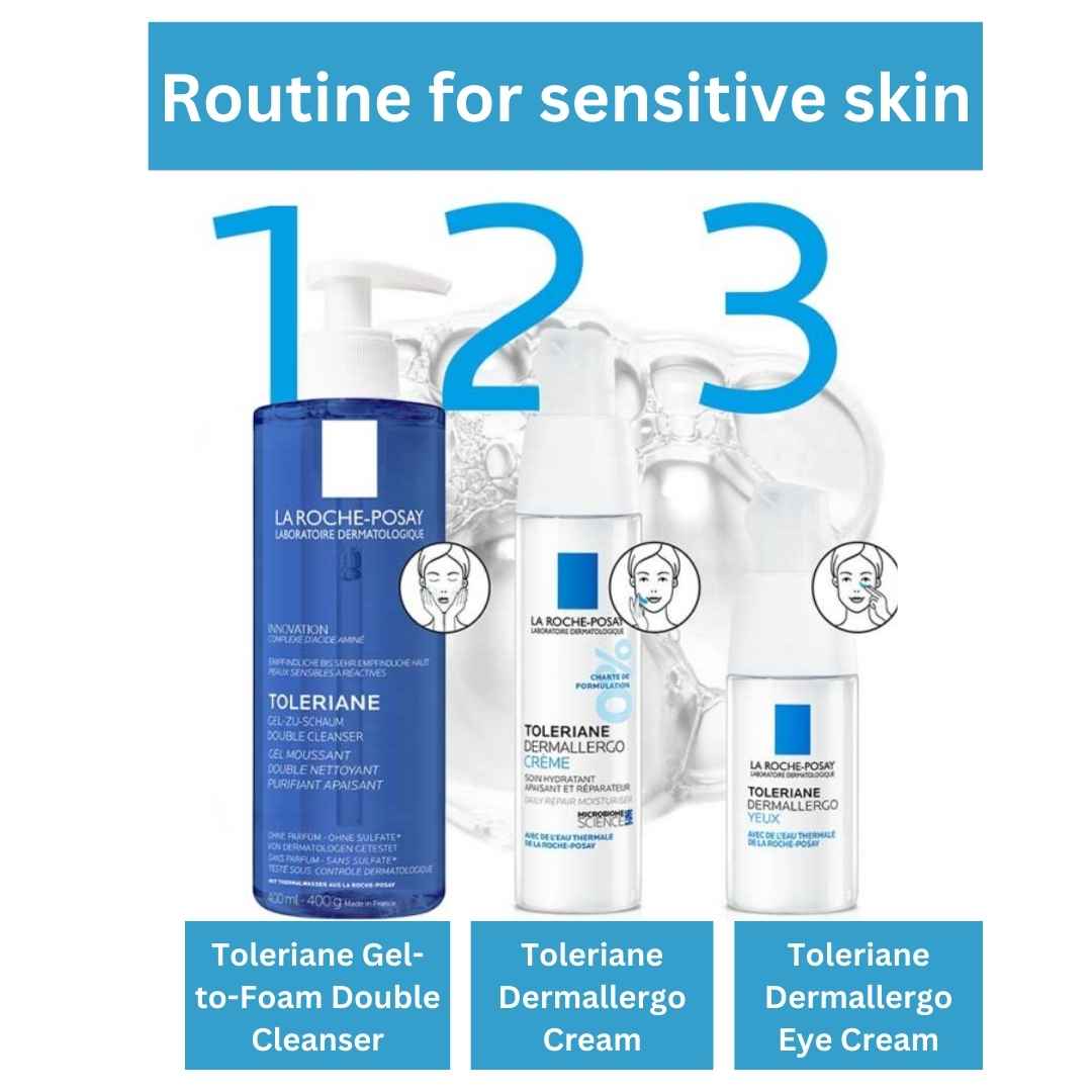 La Roche Posay Toleriane Gel-to-Foam Double Cleanser 400 ml