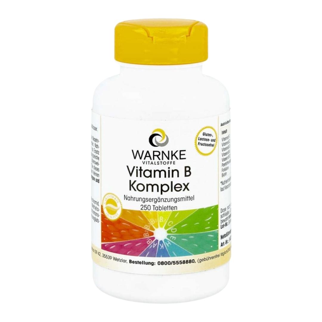 „Warnke Vitamin B“ kompleksinės tabletės 250 vnt