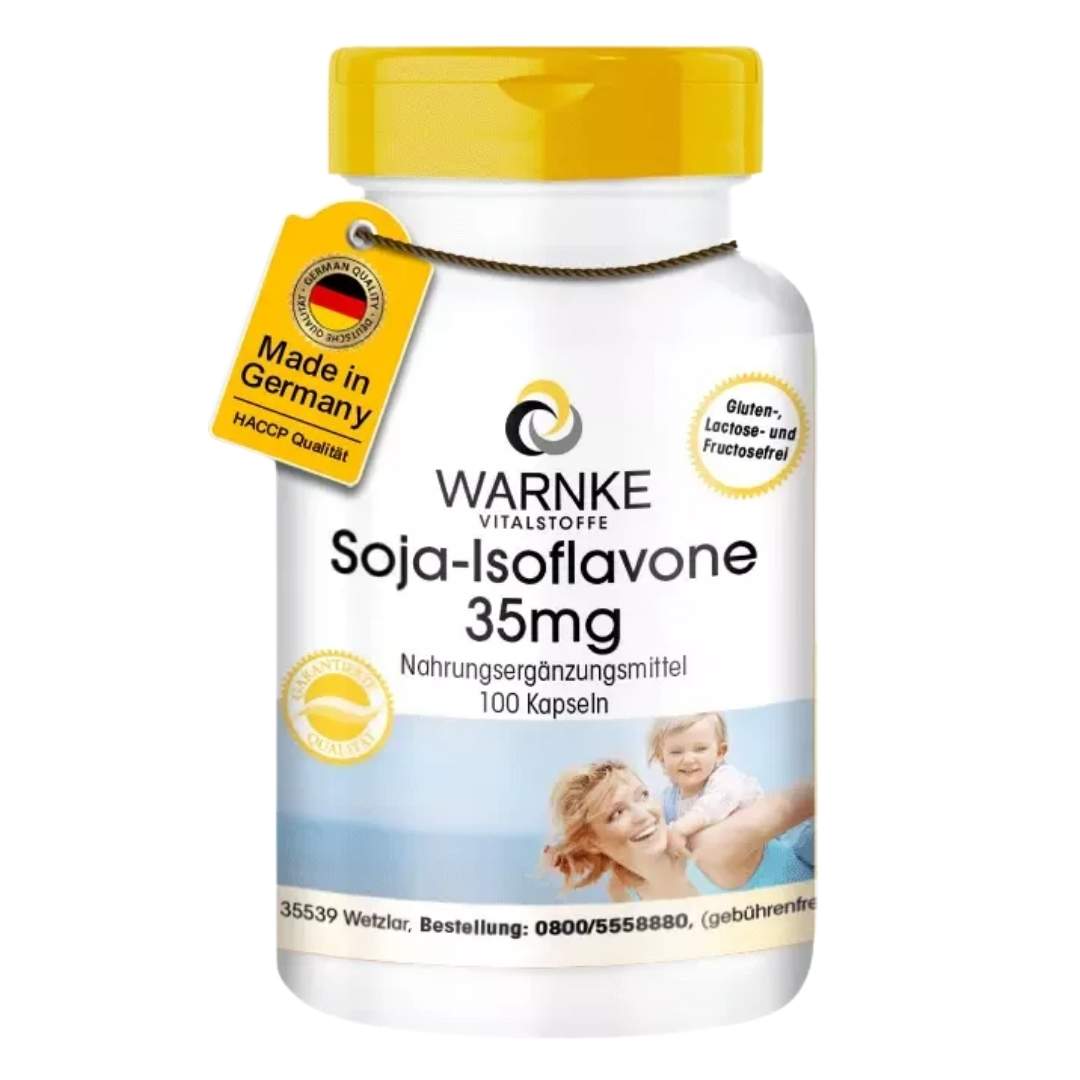 Warnke soya isoflavoner 35 mg kapsler 100 cap