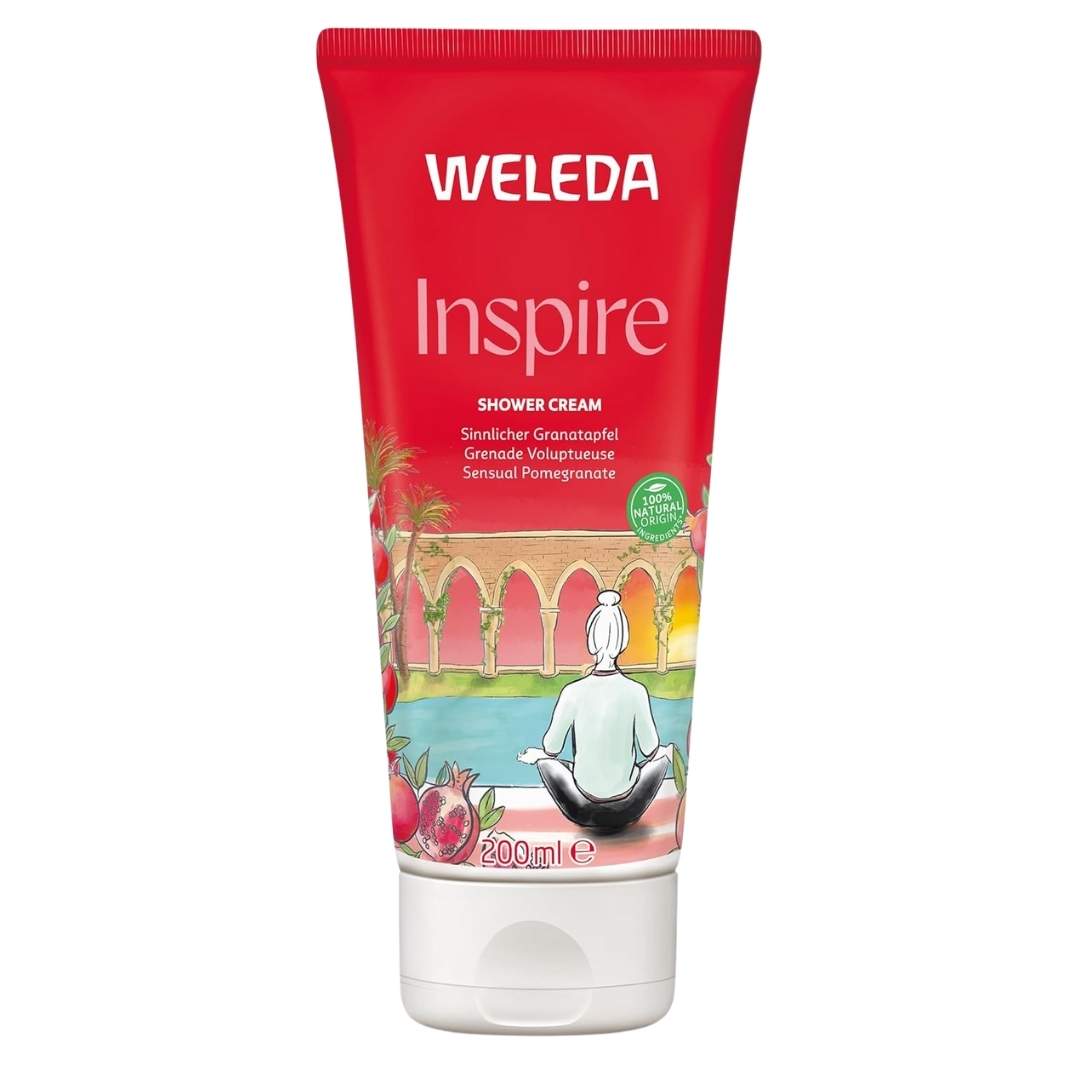 Buy at vicnic.com the Weleda Pomegranate Creamy Body Wash helps to protects from drying, helps to lock-in moisture, harmonizes and inspires. Certified natural by NATRUE, free from synthetic fragrance, colors, preservatives or mineral oils. Dermatologically tested. 
