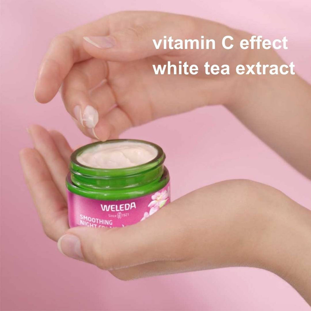 Weleda utjämning av nattkräm Wild Rose & White Tea 40 ml