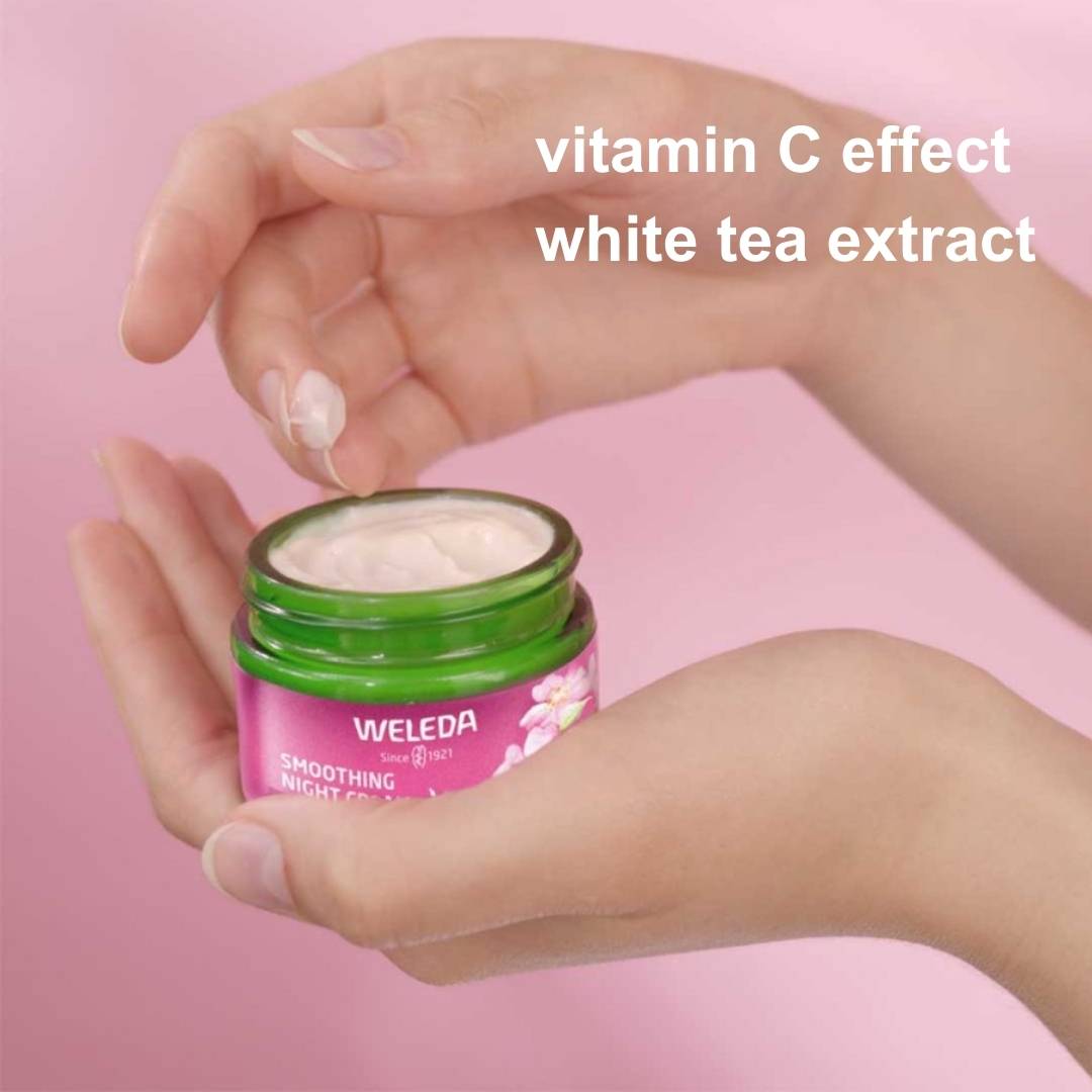 Weleda utjämning av nattkräm Wild Rose & White Tea 40 ml