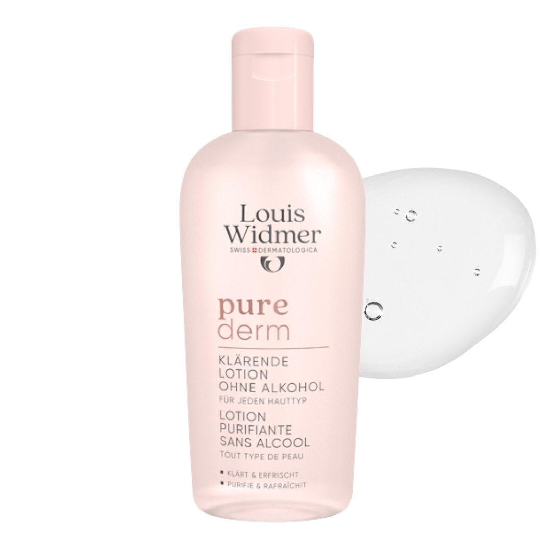 Louis Widmer Purederm verduidelijken lotion zonder alcohol niet-geurende 200 ml