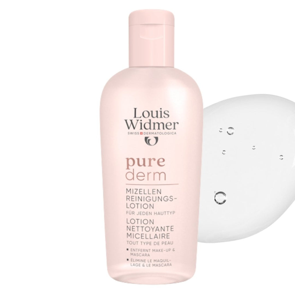 Louis Widmer Purederm Micellar Cleansing Lotion non-scented , 3-in-1 cleansing and anti-pollution