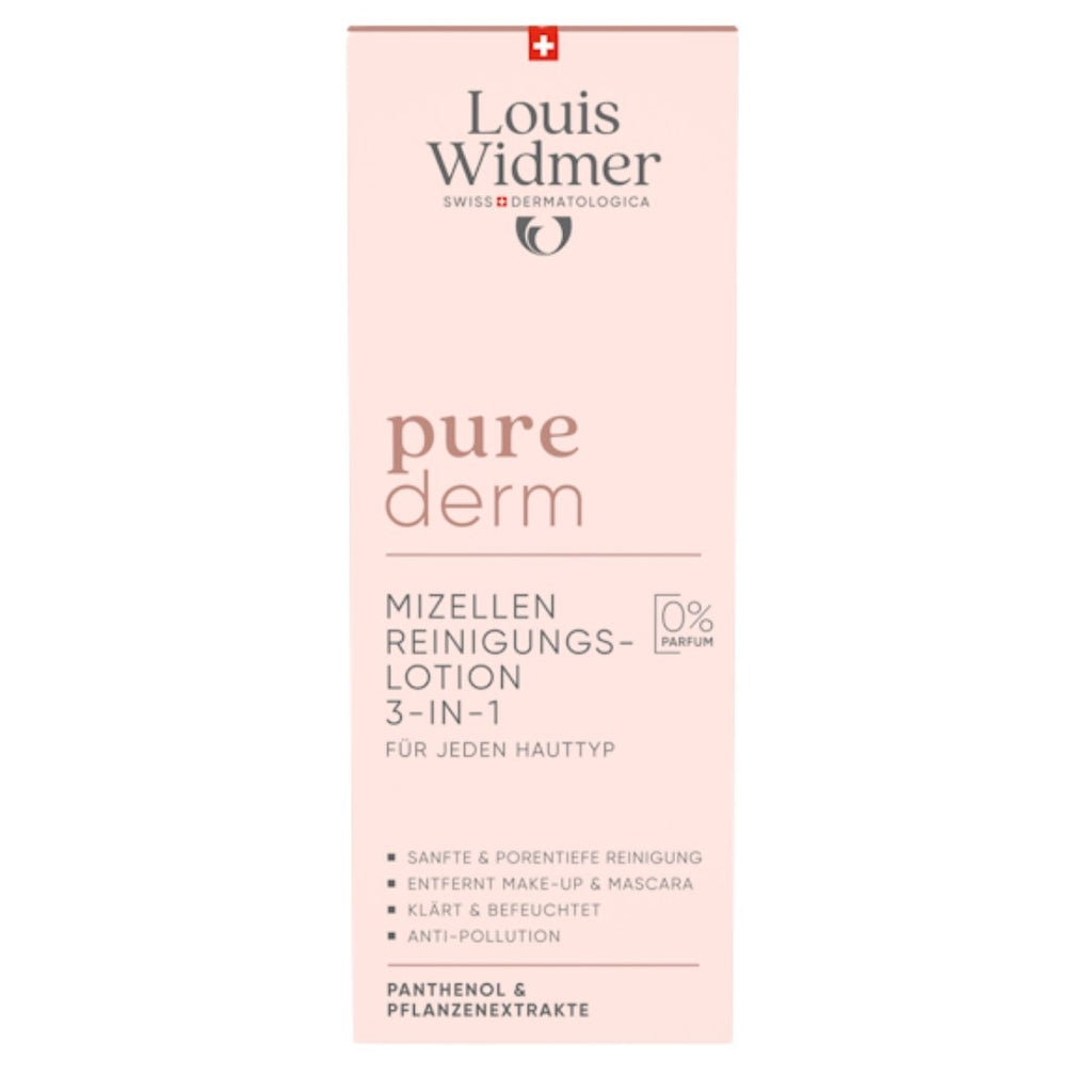 <tc>Louis Widmer</tc> Purederm Micellär Rengöringslotion utan parfym 200 ml