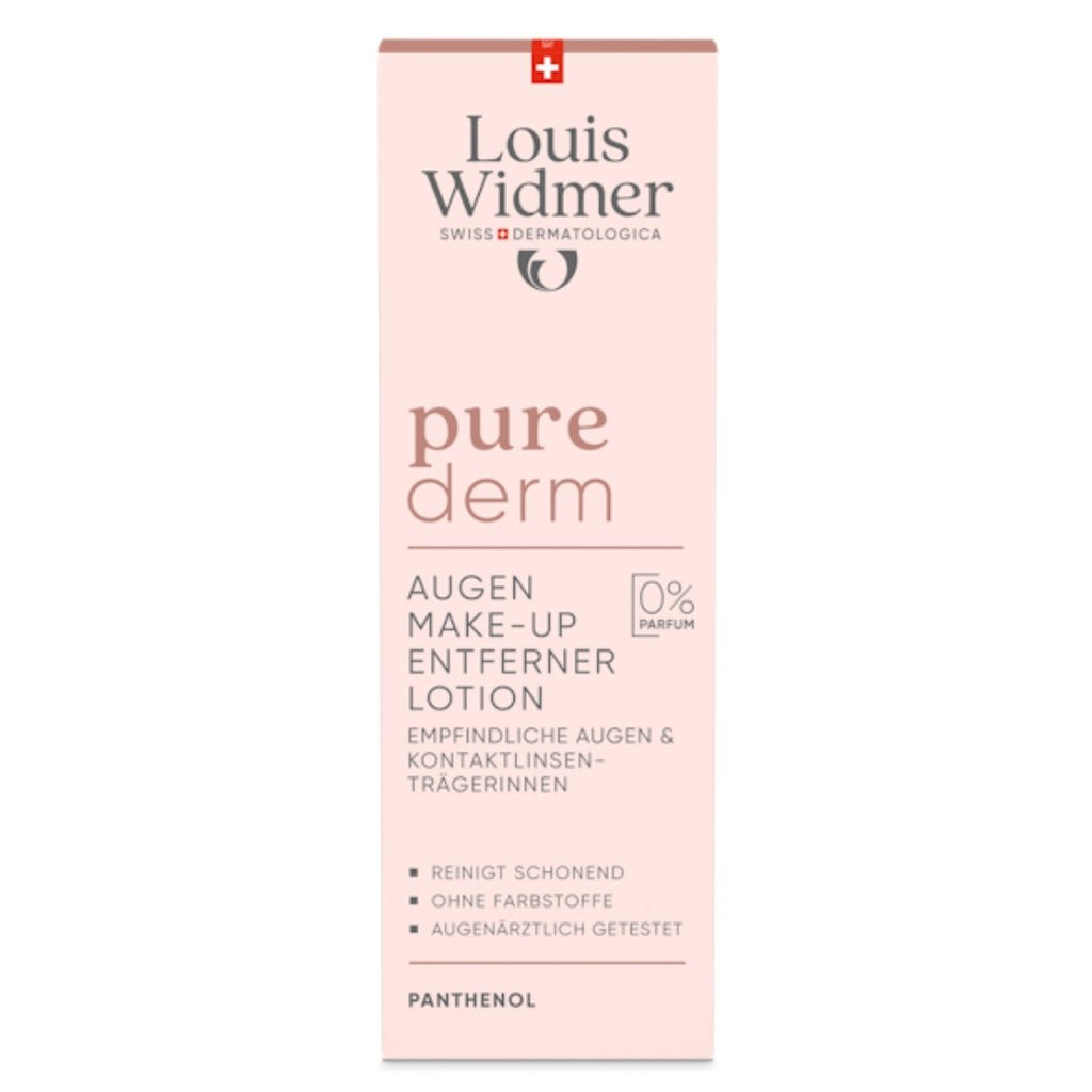 Louis Widmer Purederm Eye MakeUp Remover Lotion non-scented 100 ml