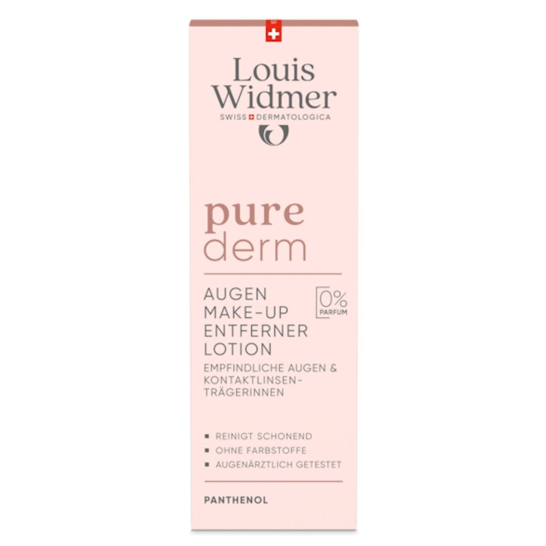 Louis Widmer Purederm Eye MakeUp Remover Lotion non-scented 100 ml