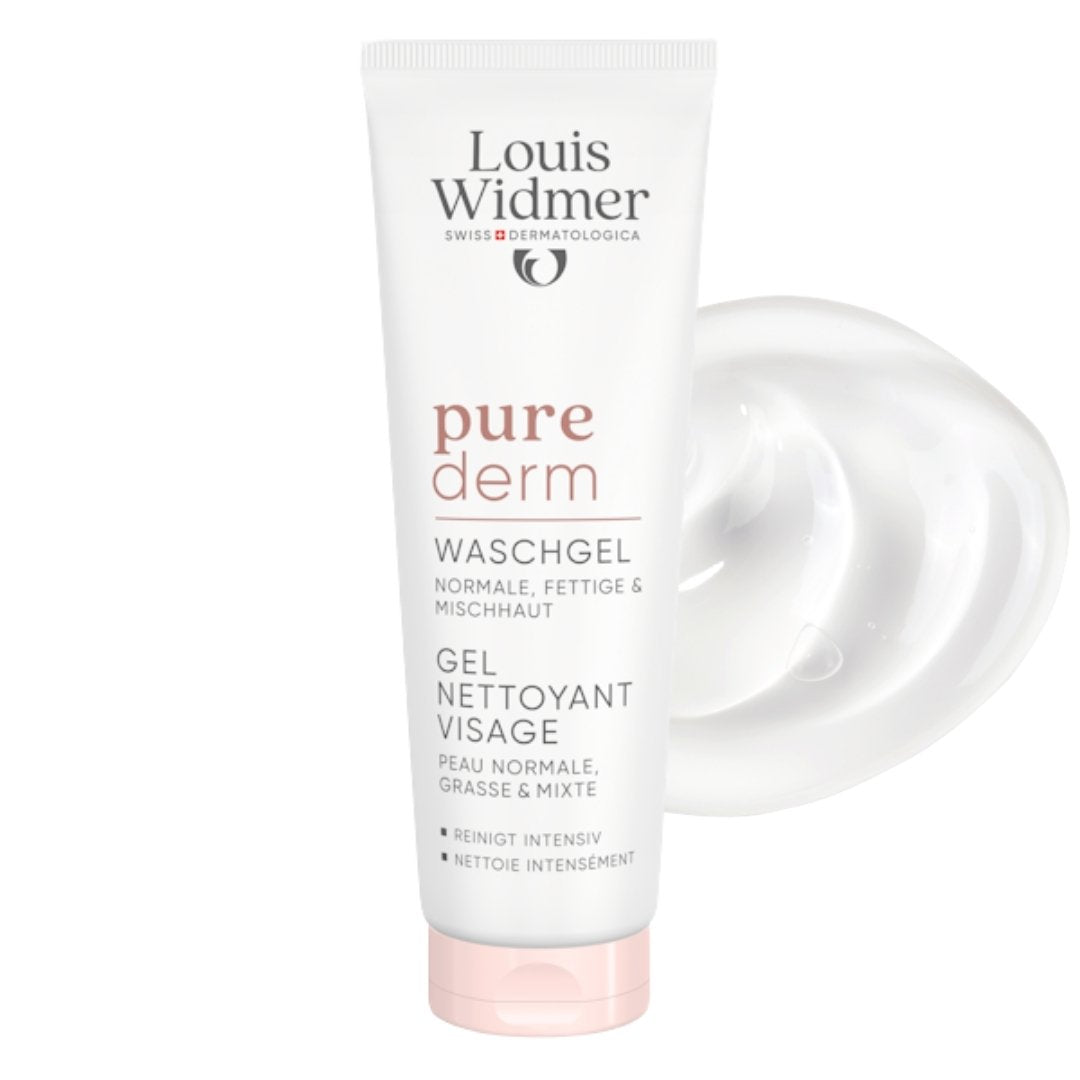 Louis Widmer Purederm sejas mazgāšanas želejas viegli aromāts 125 ml