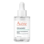 A bottle of Avene Cicalfate+ Regenerating Serum with a white dropper, labeled with the brand and product information.