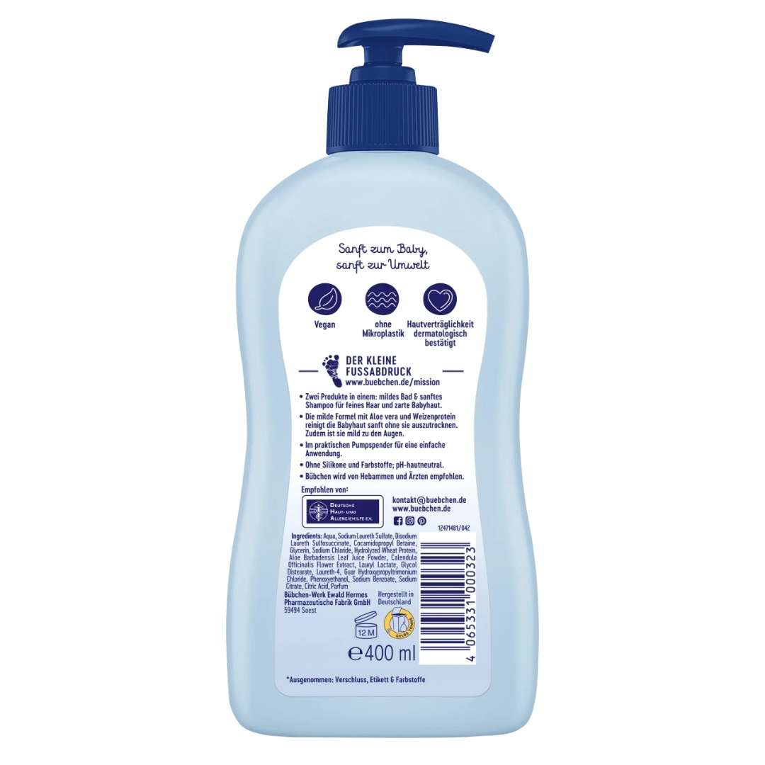 Bübchen Baby Bath & Shampoo 400 ml