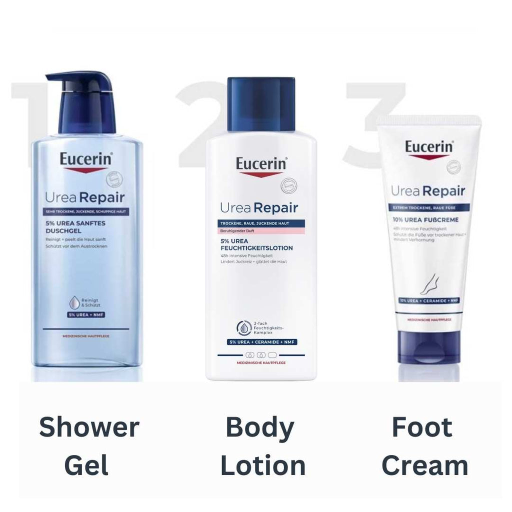 <tc>Eucerin</tc> UreaRepair Plus Lotion 5% Urea (med en lugnande doft) 250 ml
